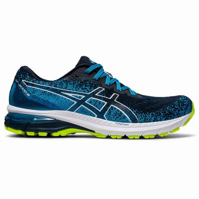 Férfi Asics Gt-2000 9 Futócipő AS8392761 Kék/Fehér